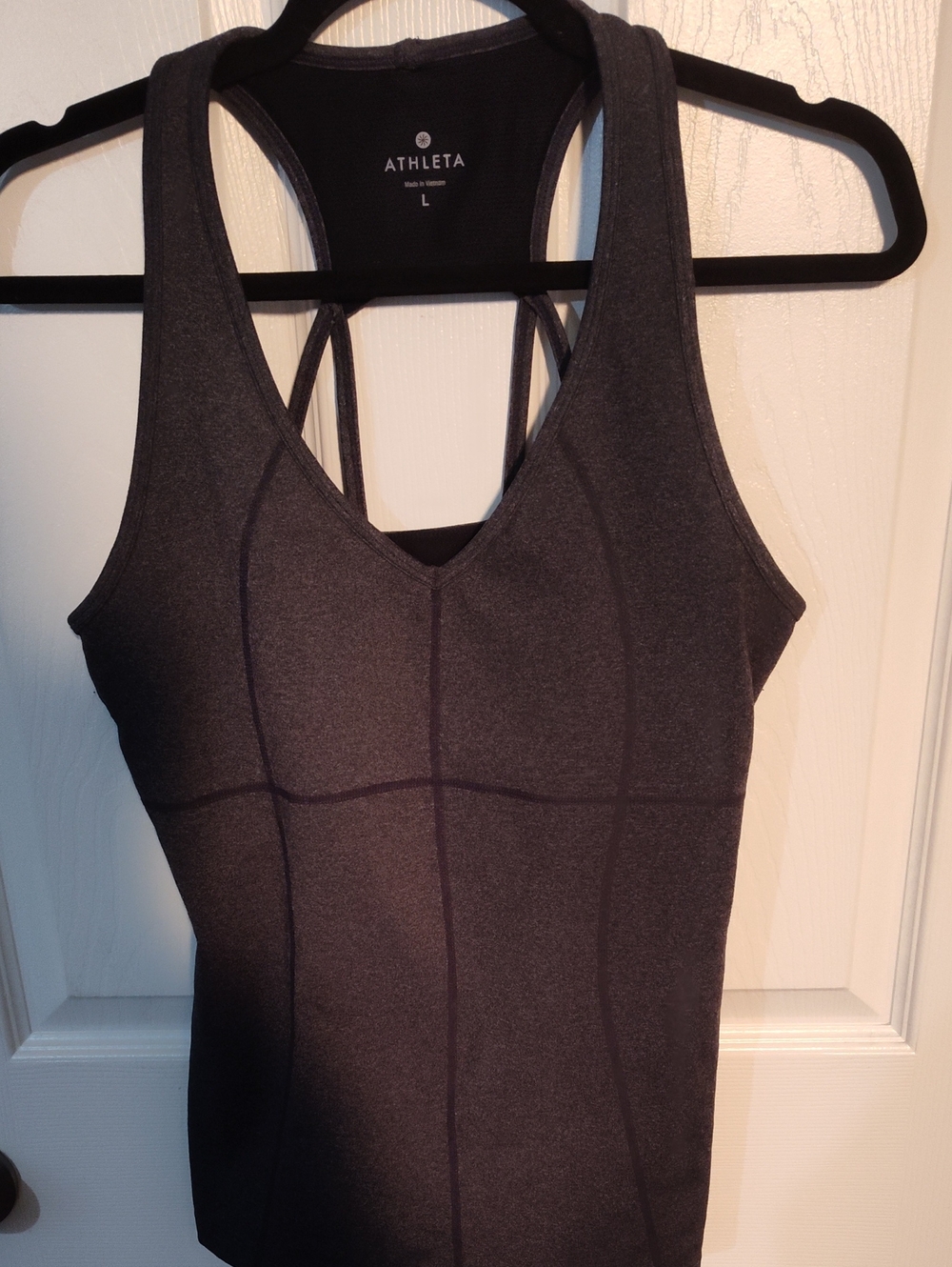Athleta Women's Black Racerback Tank Top